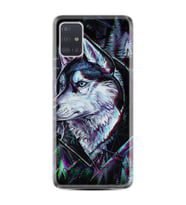 Samsung a71 A72 A73 A7 A9 2018 C7 C9 Kılıf Desenli Silikon Dog Eyes 1761