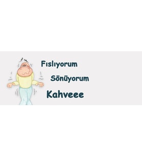 Kahvee Fıslıyorum sönüyorum Hediye Kupa Love Bug-T