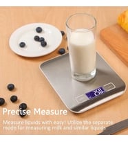Lüx Dijital Mutfak Terazisi 5 Kg 1 Gr Hassas Paslanmaz Çelik + Pil