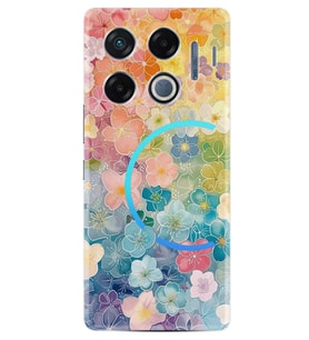 Infinix GT 20 Pro Kılıf Boutique Baskılı Resimli Şahane Çiçekler Pcode -063