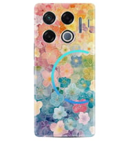 Infinix GT 20 Pro Kılıf Boutique Baskılı Resimli Şahane Çiçekler Pcode -063