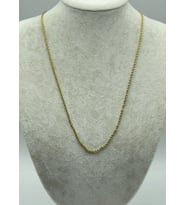 Çelik Burgu Zincir Kolye 45-60cm - 25znc17