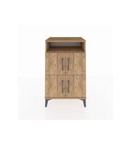 Hyperion Komodin 2 Raflı 4 Kapaklı 60x44x96 Çam-Çam