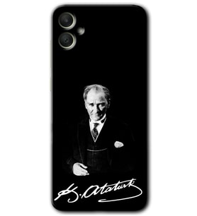 Galaxy A05 Kılıf HD Desen Baskılı Kılıf - Atatürk İmza