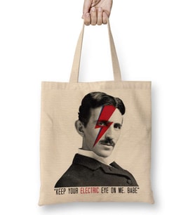 Nikola Tesla Electric Eyes Bez Çanta Uzun Saplı