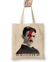Nikola Tesla Electric Eyes Bez Çanta Uzun Saplı