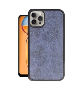 Apple İphone 15 Pro Kılıf Aras Deri Kapak - Lacivert