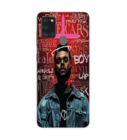 Samsung Galaxy A21S Uyumlu The Weeknd Tasarımlı Şeffaf Telefon Kılıfı