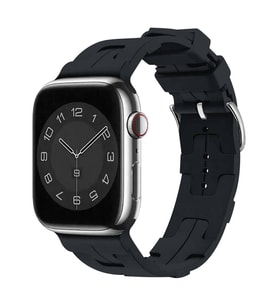 Apple Watch 44/45/46/49mm Kordon Silikon KatKat Kordon 92 2/3/4/5/6/se/7/8/9/10/ (Gece Mavisi)
