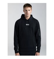 Kappa Authentic Mikap Erkek Siyah Kapüşonlu Sweatshirt