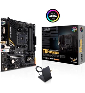 Asus TUF Gaming A520M-PLUS Wi-Fi AMD AM4 DDR4 Micro ATX Anakart Teşhir