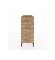 Kronos Komodin 4 Çekmeceli 44x59x96 Çam-Çam
