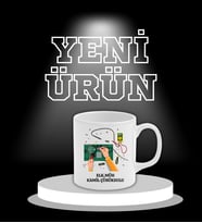 Mühendis Kişiye Özel Hediye Seramik Kupa Bardak