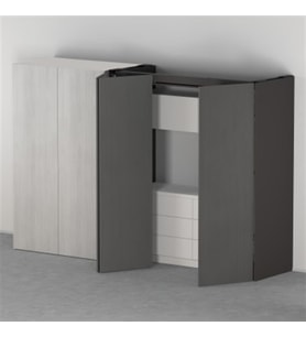 Blum Revego Uno + Duo Açılır ve Katlanır İçeri Kayar Kapak Sistemi
