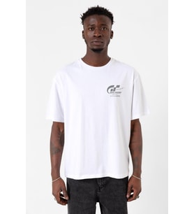 Gran Turismo Concept Beyaz Erkek Oversize Tshirt