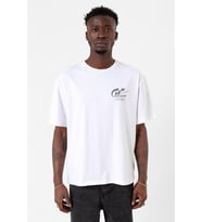 Gran Turismo Concept Beyaz Erkek Oversize Tshirt