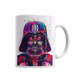 Darth Vader Paint Kupa Bardak Porselen