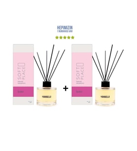 2x İpeksi Dekoratif Ortam Kokusu 120 ml Soft Place - Bambu Çubuklu