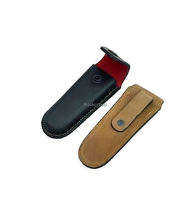 Hakiki Deri Kılıfı No:4 - 14 Cm, Kemerlikli