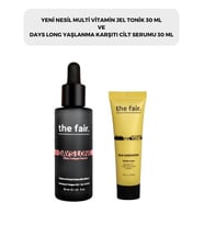 the fair. Multi Vitamin Jel Tonik 30 ml ve Yaşlanma Karşıtı Cilt Serumu 30 ml