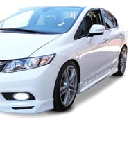 Honda Civic FB7 (2012-2016) Custom Yan Marşpiyel Seti (Plastik)