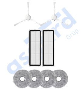 Dreame L10 S ULTRA , L10 ULTRA, L10 PRİME Uyumlu 2 Yan Fırça 2 Filtre 4 Mop PKT-iasgf0001169
