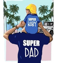 Süper Dad Sayılarla Boyama Seti  40x50 cm  (Tuvale Gerili)