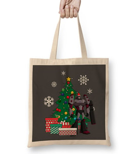 Megatron Around The Christmas Tree Transformers Bez Çanta Uzun Saplı