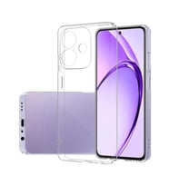 Oppo A3 Uyumlu Kılıf Zore Süper Silikon Kapak (Şeffaf)