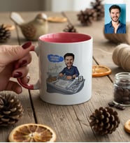 Kişiye Özel Karikatürlü Makine Mühendisi Kupa Bardak Mühendisler Günü Hediyesi