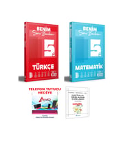 Benim Hocam Yayınları 2025-2026 müfredat 5 Sınıf Türkçe-Matematik Soru Bankası Tamamı Video Çözümlü Beceri Temelli Sorular (Çok Renkli)