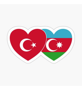 Azerbaycan Azerbaijan 17 Cm Araba Sticker Etiket MD24