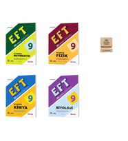Fenomen 9. Sınıf Matematik Fizik Kimya ve Bioloji 4lü Set Etkinlik Temelli Testleri + Telefon Standı