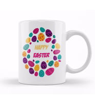 Easter Egg Happy Easter Kupa Bardak Porselen