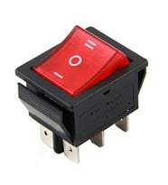 Tekli Soba Anahtarı Geniş Işıklı 6 Pin Açma Kapama Anahtarı