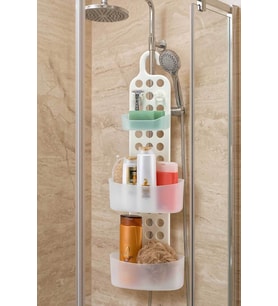 3 Katlı Banyo Askısı – Banyo Düzenleyici