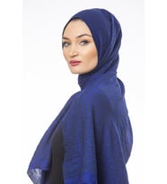 Jakar Dokuma Desen Jakarlı Modal Seri Şal Eşarp Askısı ile Birlikte 75x200 cm Sa