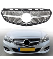 S-Dizayn Mercedes E-Class W212 Ön Panjur Krom Diamond Model 2014-2016 (Karışık)