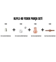 Klpro Set-24 (KLPLS40 YEDEK PARÇA SETİ NOZÜL+HAVA DİFÜZÖRÜ+PLASMA BAŞLIĞI+PLASMA ELEKTRODU)