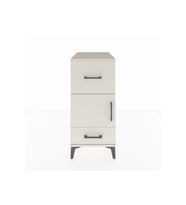 Kronos Komodin Tek Raflı 2 Çekmeceli Tek Kapaklı 44x59x96 Aytaşı-Aytaşı