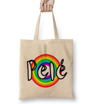 Pelé - Retro Rainbow Style Bez Çanta Uzun Saplı