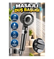 Filtreli Masaj Fonksiyonlu Duş Başlığı – Aç Kapa Tuşlu Dayanıklı Tasarım