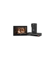 Dahua KTP03 7"inç Ekran 2mp IP Villa Kiti İç ve Dış Ünite Cat6 Kablo İle Çalışır (Siyah)