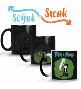 Rick & Morte 2 Sihirli Kupa Bardak Porselen