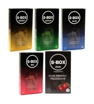 S-Box 5li Karma Paket (60 Adet) Prezervatif