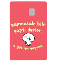 Kart Kaplama Sticker Banka Kredi Kartı Kaplama Stickeri KK614