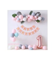 Çıtıpıtıstore Lüks 1 Yaş Doğum Günü Balon Set