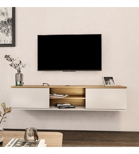 TV Sehpası Leydi Safir Beyaz 160 cm