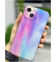 Iphone 13 Ve 14 Kuzey Işıkları Tasarımlı Kılıf