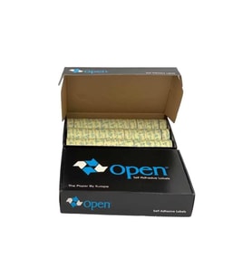Open 2 No Beyaz Meto Etiketi